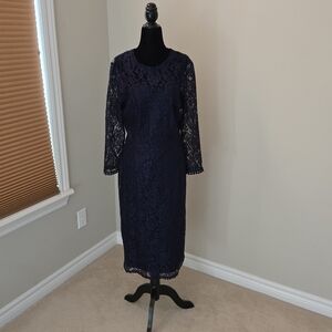 Dorothy Perkins Women's Midi Dress - Navy